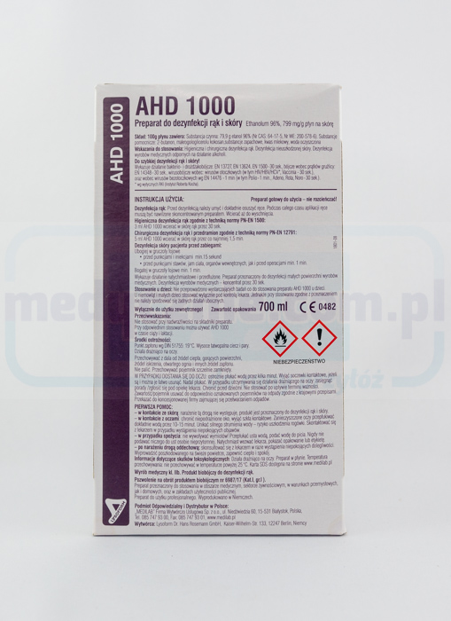 AHD 1000 700ml stersol Händedesinfektion