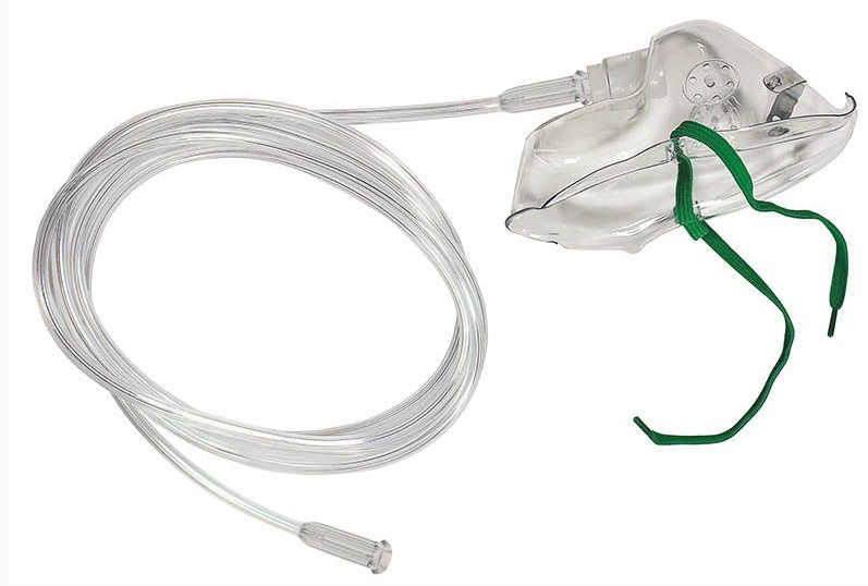 Sauerstoffmaske mit Schlauch für Erwachsene XL 1St.