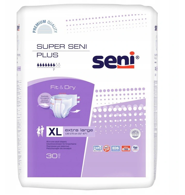 Super Seni Plus X-Large Windeln 30 Stück