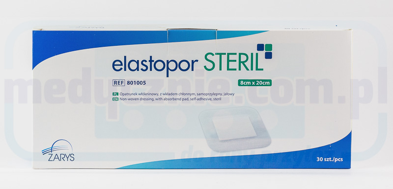 ELASTOPOR Sterilverband mit Saugeinlage 8* 20cm 30Stk