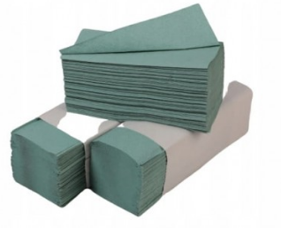 ZZ-Papierhandtuch, grün 1lagig