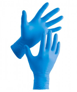 Puderfreie Nitril-Handschuhe 100 St. L