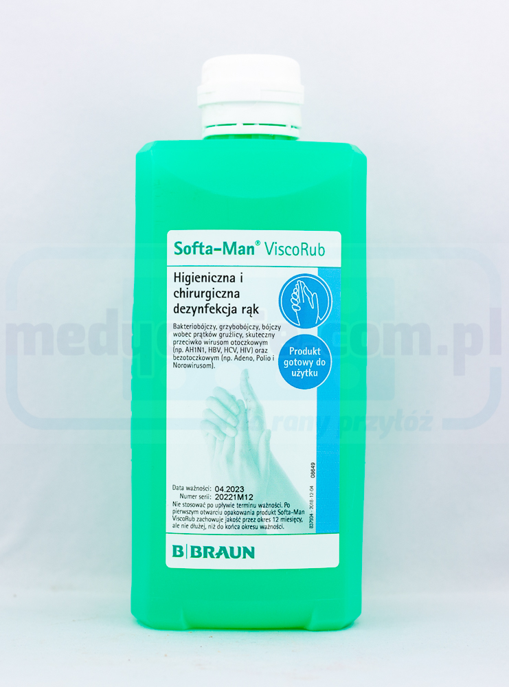Softa-Man®ViscoRub 500ml Händedesinfektionsgel für empfind...