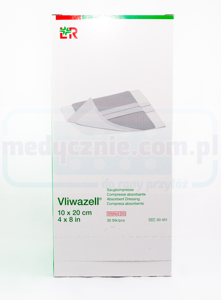 Vliwazell 10*20cm steriler saugfähiger Verband 1pc