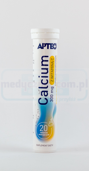 Calcium 300 mg mit Vitamin C – 20 Brausetabletten AP...