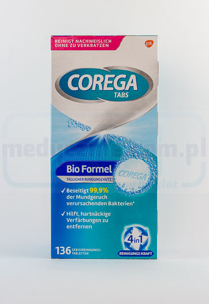 Corega Tabs Bio Formula – für die Gebissreinigung 8 ...