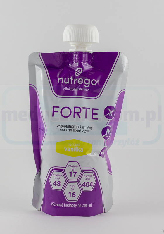 Nutrego Forte 200 ml kalorien- und eiweißreiche Diät Vanille