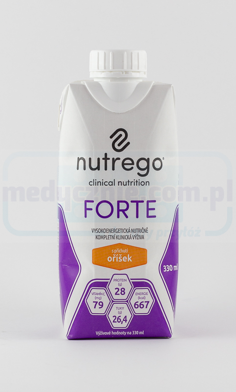 Nutrego Forte 330 ml kalorien- und eiweißreiche Diät-Walnuss