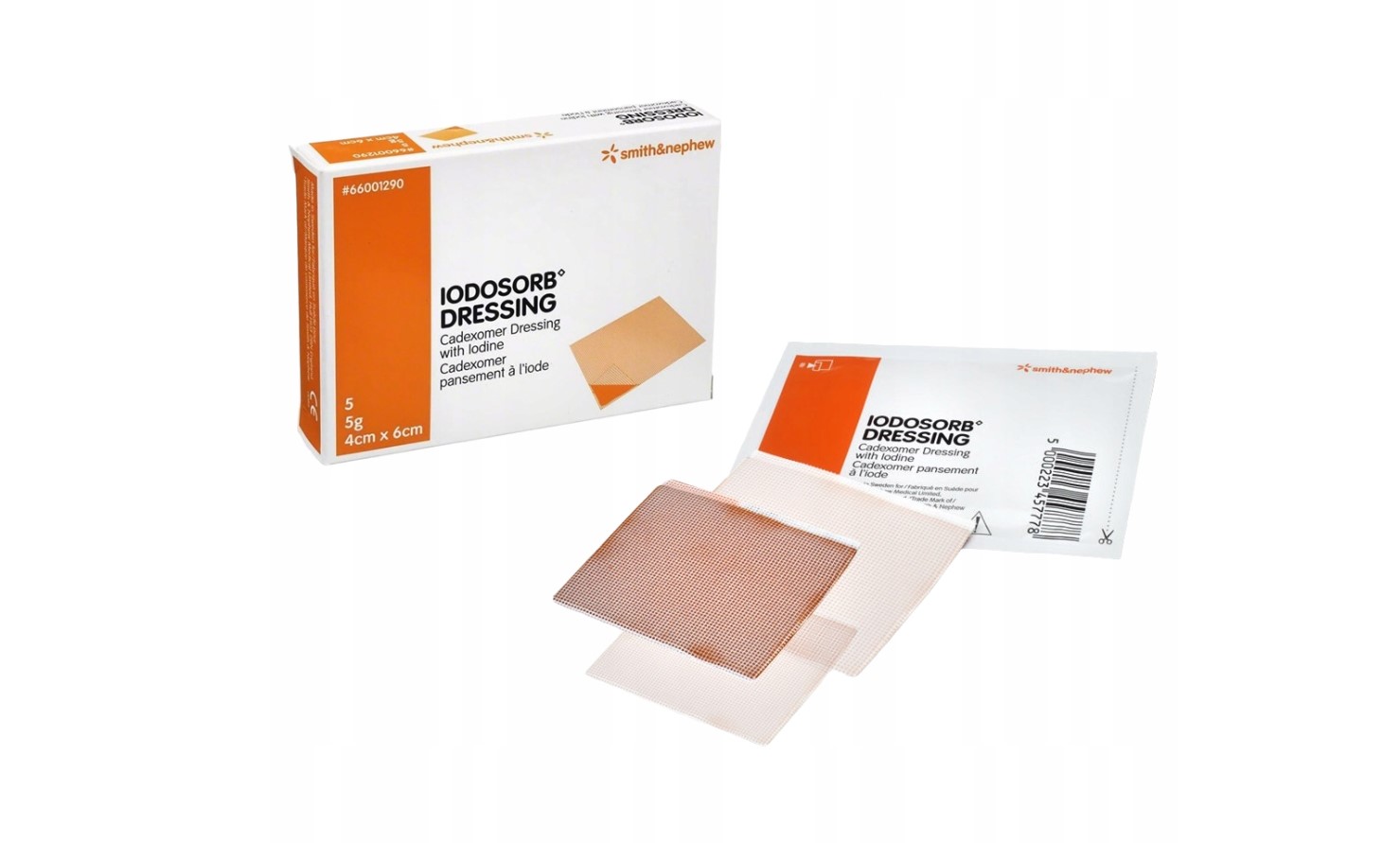 Jodosorb Dressing 5g 4* 5cm 1pc Verband mit Jod