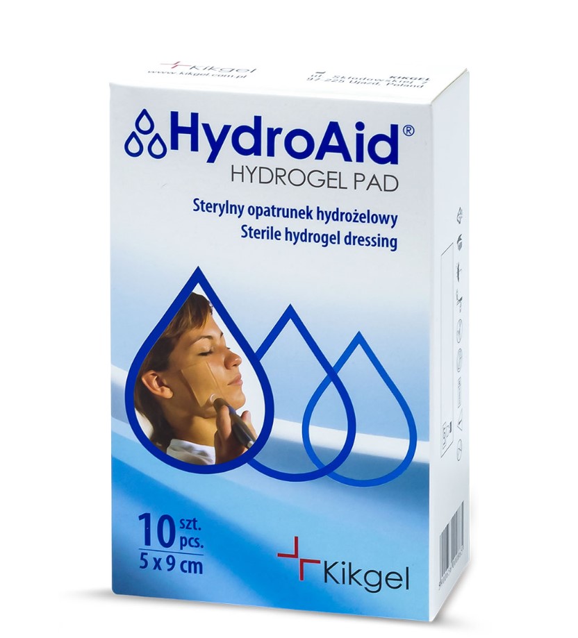 HydroAid 5* 9cm 1St. steriler Hydrogel-Verband