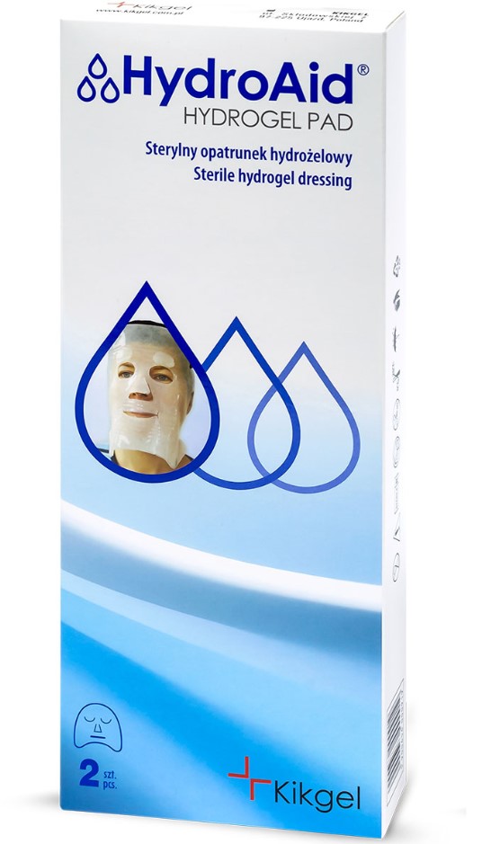 HydroAid – Gesichtsmaske 1 Stk. steriler Hydrogel-Ve...