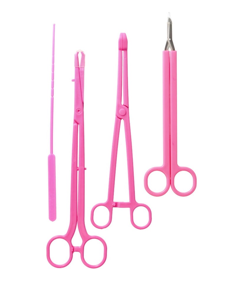 Intrauterinpessar Einwegkit rosa