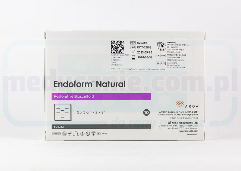 Endoform 5* 5cm - natürliche Hautmatrix mit Kollagen und ECM-Makromolekülen 1 Stk.