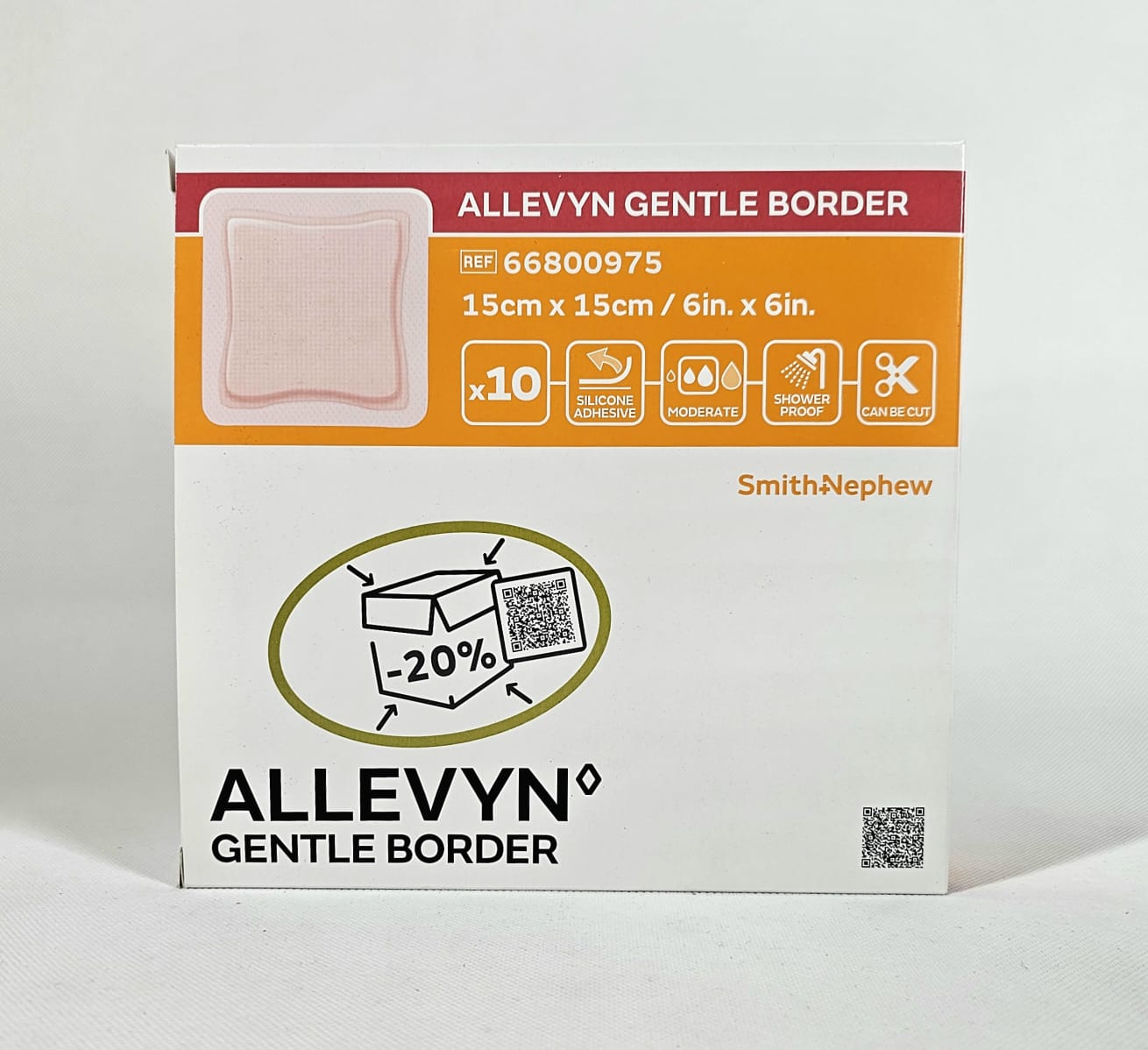 Allevyn Sanfte Bordüre 15* 15cm 1Stk