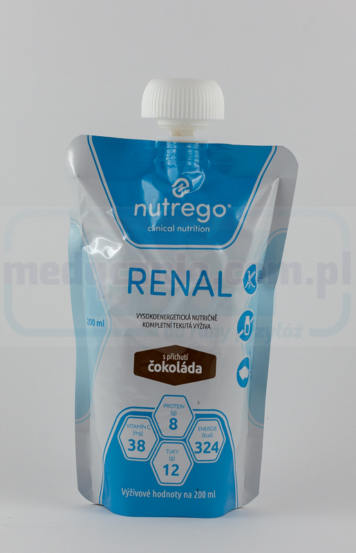 Nutrego Renal 200ml Schokolade hyperkalorisch reduziertes Elektrolyt 1pc