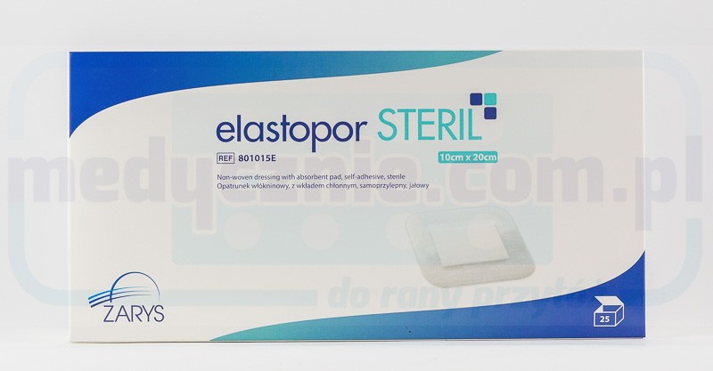 ELASTOPOR Steril 10* 20cm 25 Stück Verband mit Saugeinlage