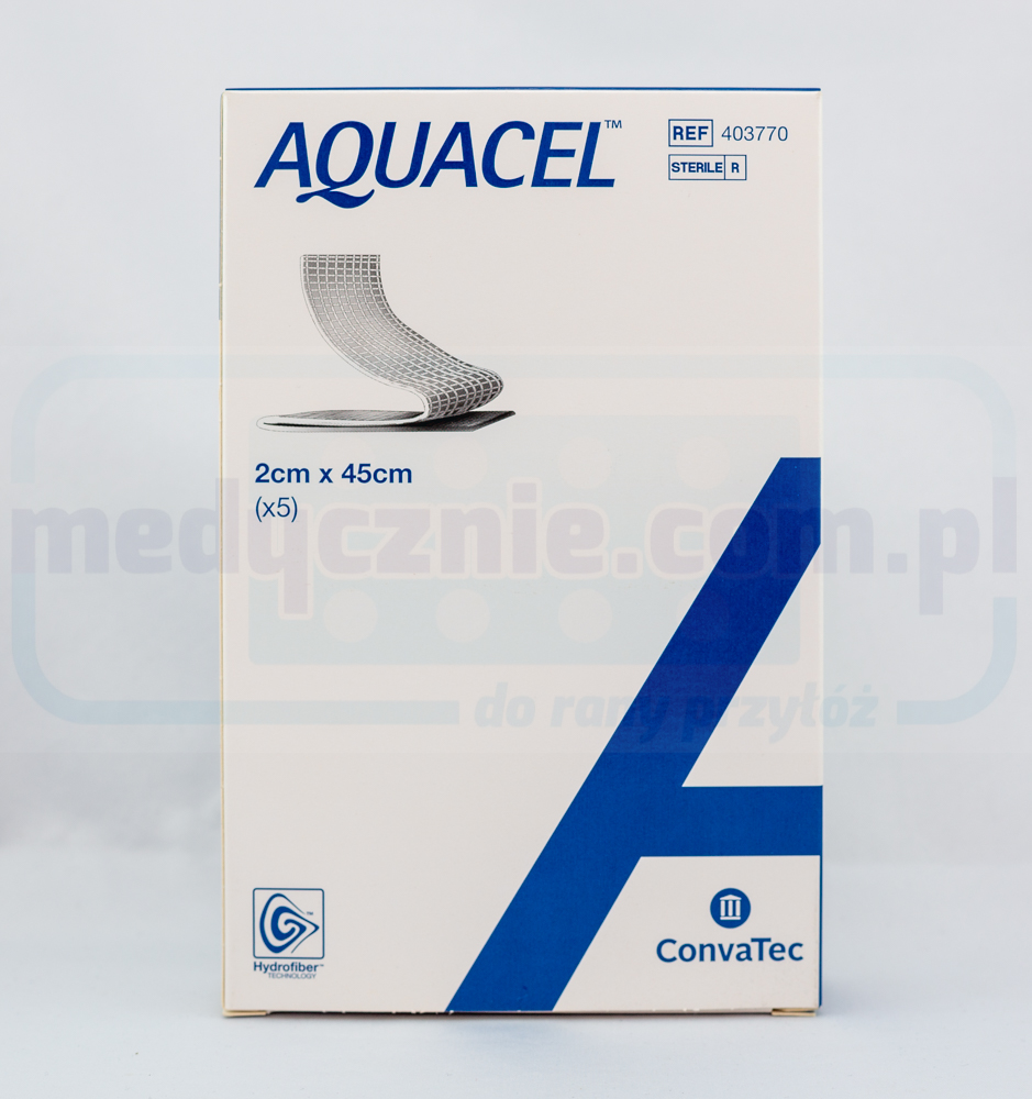 Aquacel 2*45cm Hydrofaser-Verband 1St.