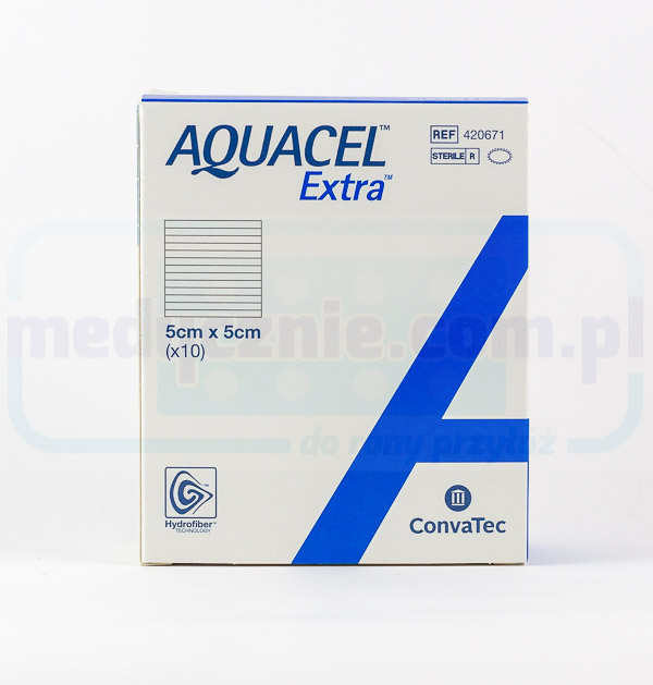 Aquacel Extra 5*5cm Hydrofaser-Verband 1Stk.