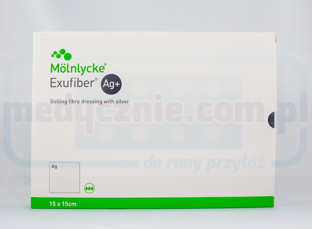 Exufiber Ag+ 15cm *15cm 1Stk