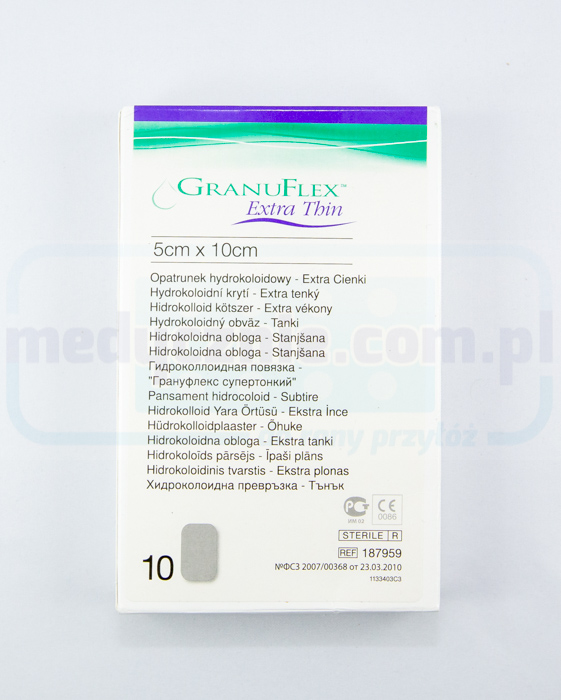 Granuflex Extra Dünn 5*10cm Hydrokolloid-Verband 1Stk.