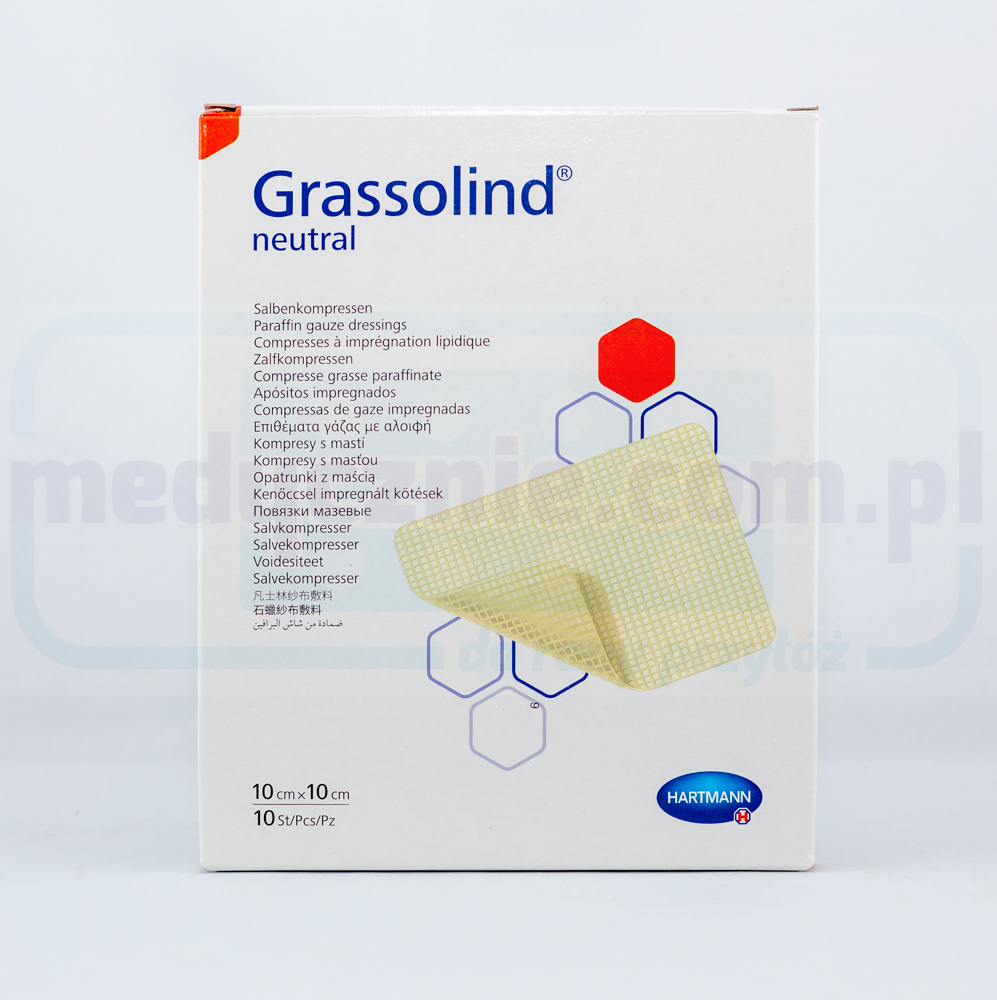 Grassolind 10*10cm Brandwunde Verband 1pc