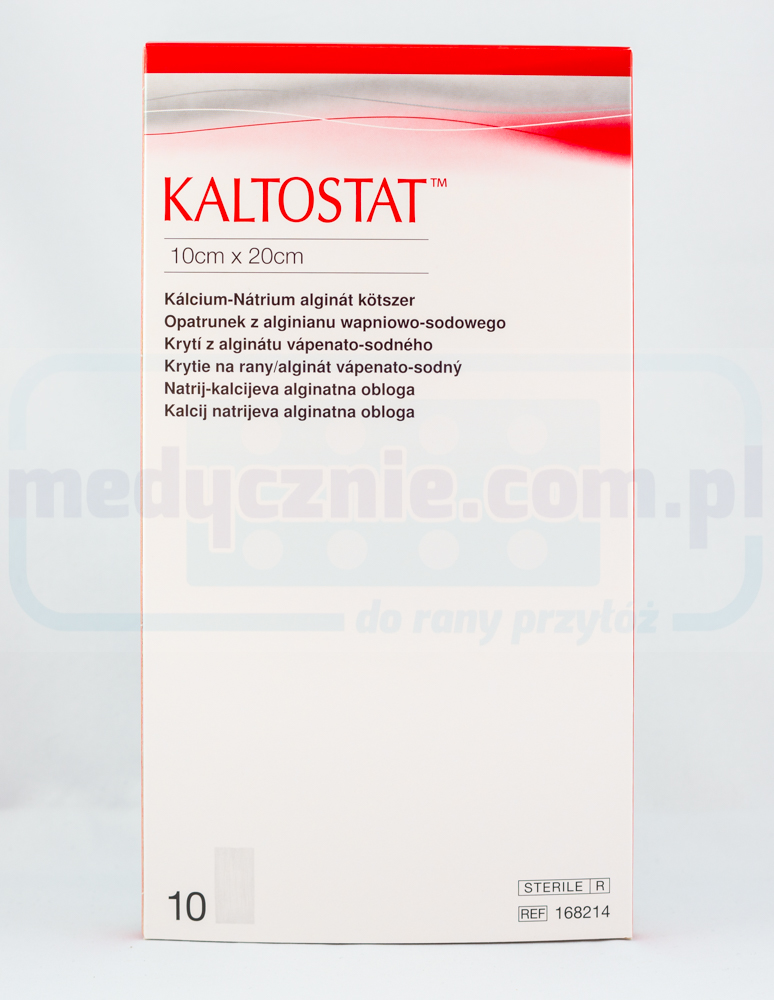 Caltostat 10*20cm Alginat-Verband für chronische Wunden 1St.