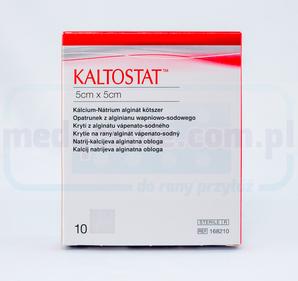 Caltostat 5*5cm Alginat-Verband für chronische Wunden 1St.