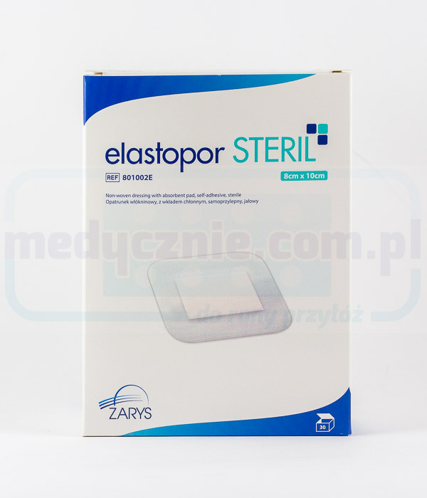 ELASTOPOR Steril 8* 10cm 30 Stück Verband mit Saugeinlage