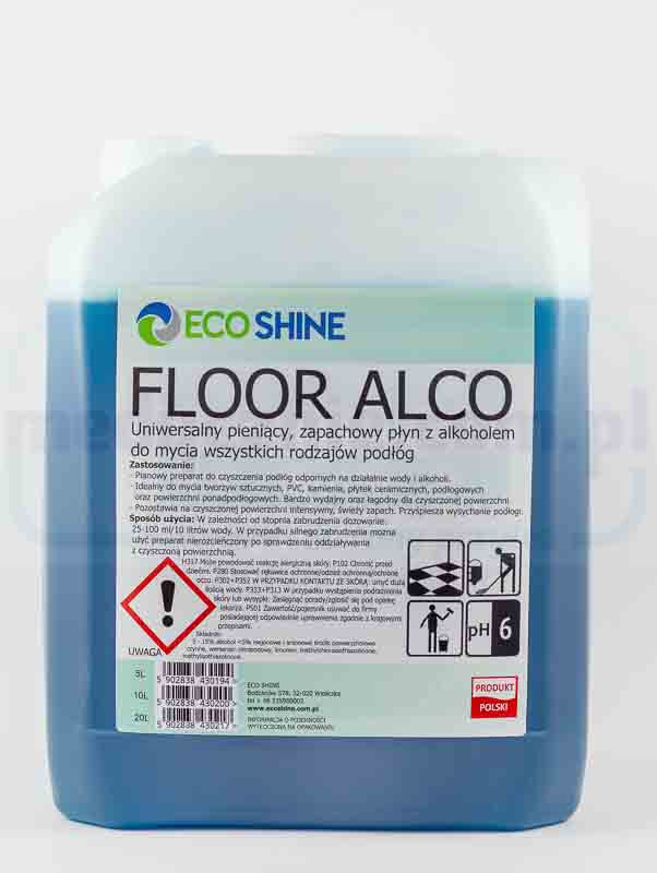 Bodenreiniger mit Alkohol - Floor Alco 5L ECO SHINE