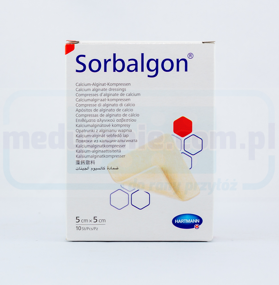 Sorbalgon 5*5cm Algin Verband 1Stk