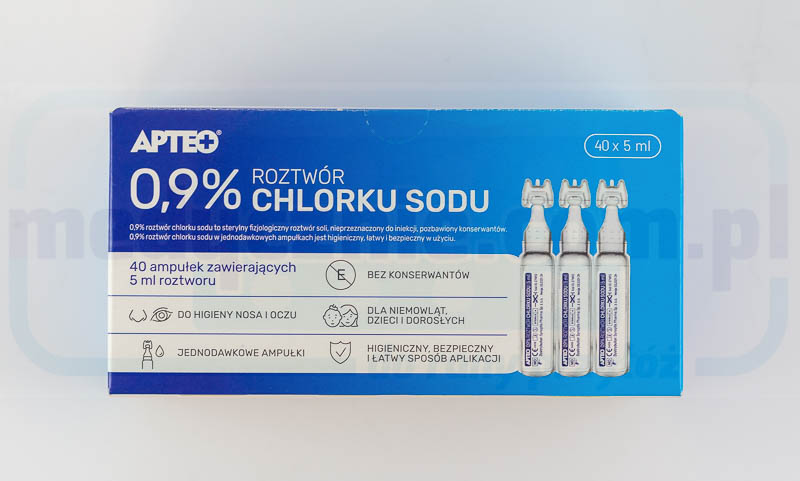 NaCL Kochsalzlösung 0,9% Natriumchloridlösung, 5 x 5ml