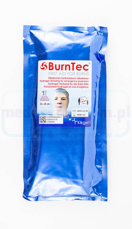 BurnTec 25x25cm Gesichts-Hydrogel-Verband 1Stk.