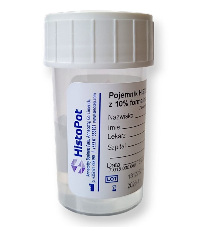 60ml Behälter für Histopathen mit 10% Formalin