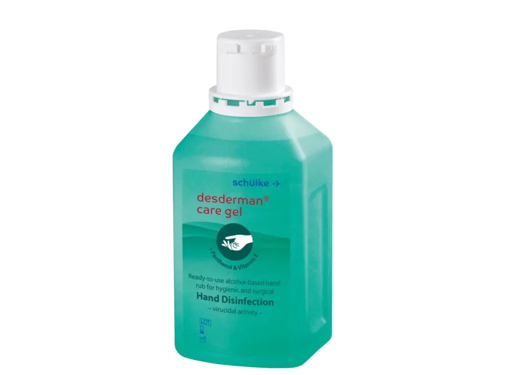 Desderman Pflegegel 500ml mit Pumpe Alkoholisches Händedesinfektionsgel