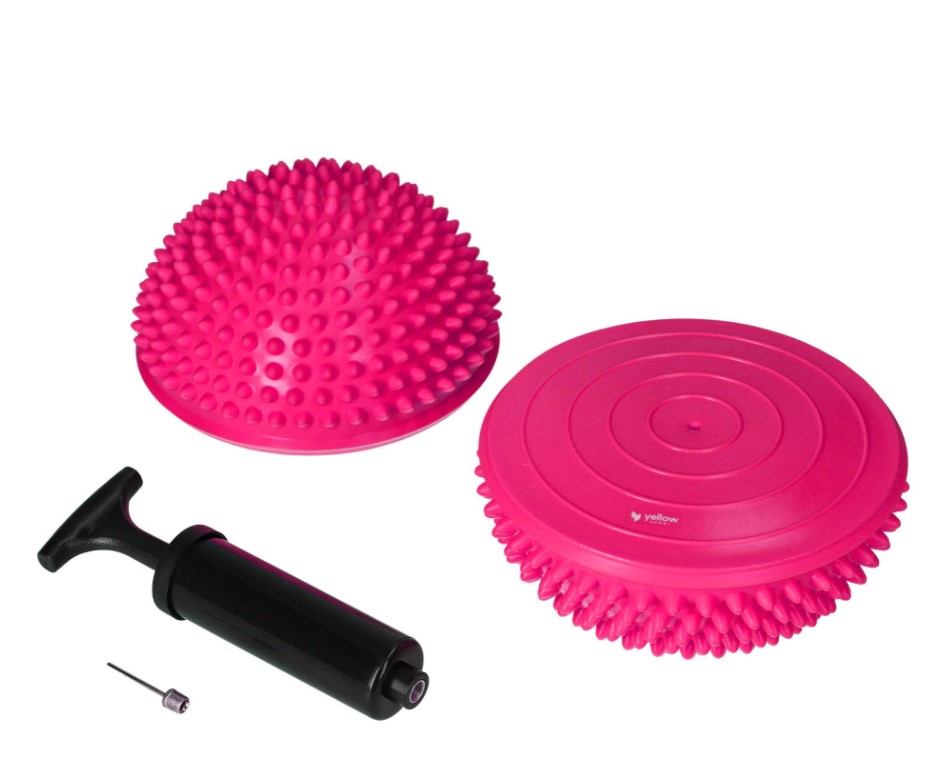 Sinneskissen/Hemisphäre gelbBALANCE rosa 2St.