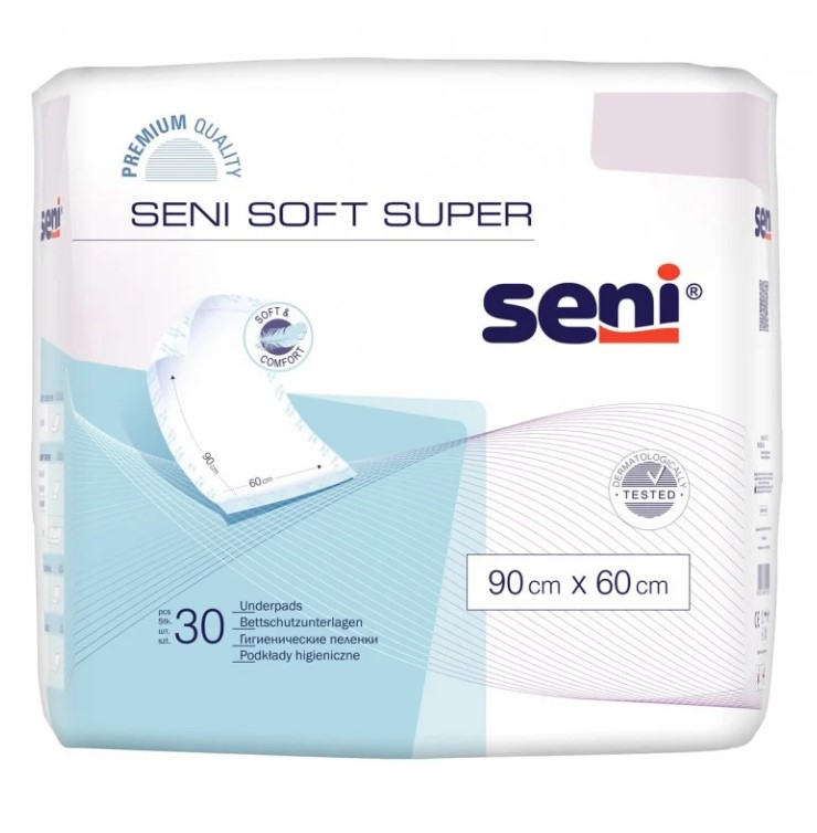 Unsterile Schutzunterlage 90x60 30 St. Seni Soft Super