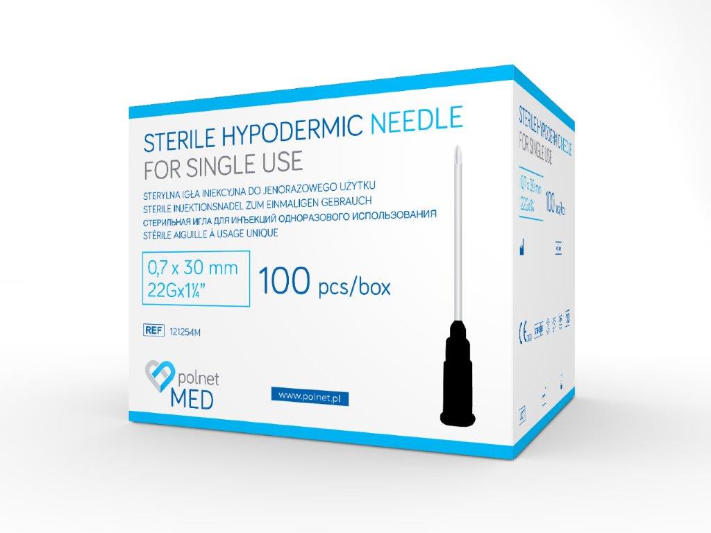 Nadeln j.u. POLnet-MED 0.7 x 30mm 100Stk