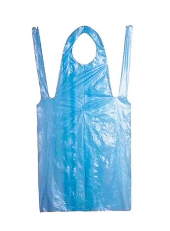 Unsteriler Folienkittel 100Stk blau