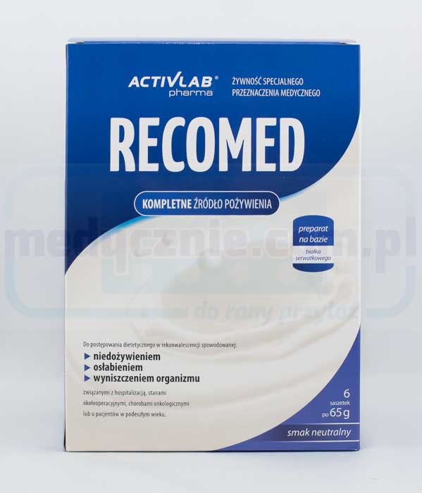 RecoMed Nährstoffcocktail 6x65g neutral