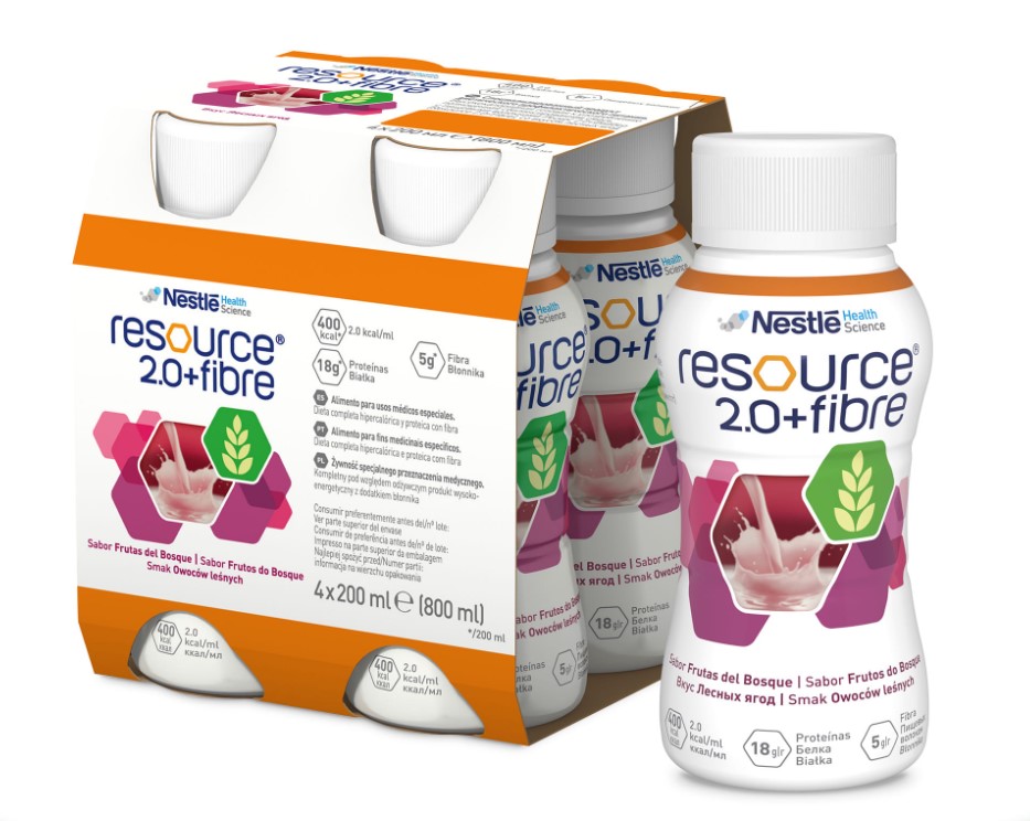 Ressource 2.0+Faser 4x200ml Waldfrucht Geschmack