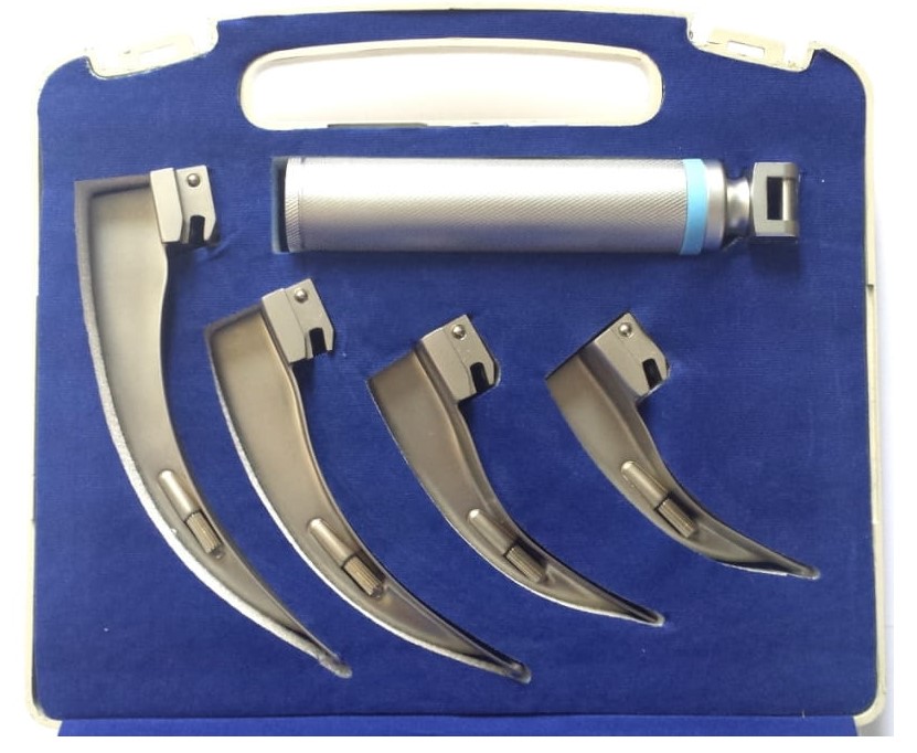 Laryngoskop Typ McIntosh 4-Birnen-Laryngoskop