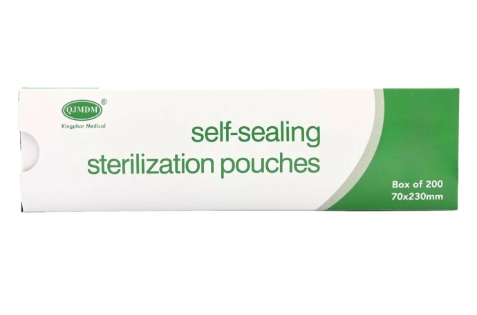 70mm *230mm 200 Stk. Folien-Papierbeutel für die Sterilisation – Bild 2