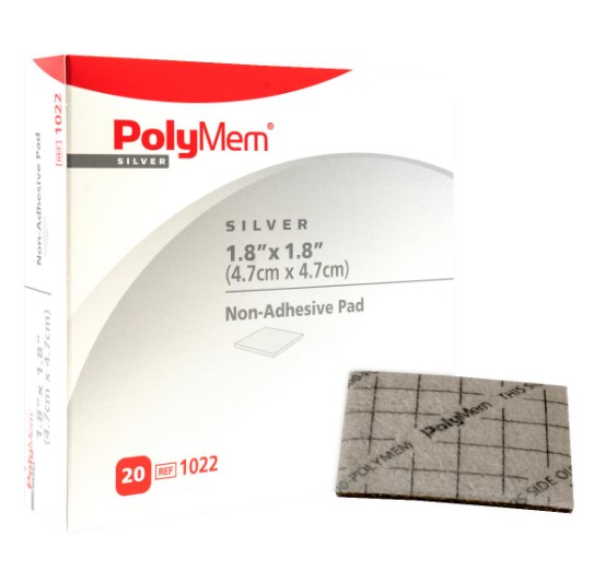 PolyMem Silber 1022 Nicht klebendes Pad 4.7x4.7cm 1pc