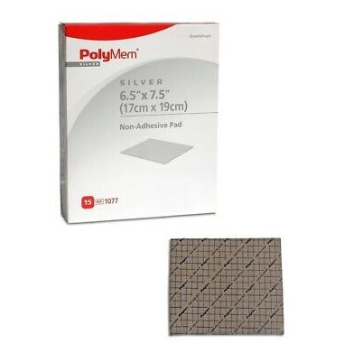 PolyMem Silber 1077 Nicht klebendes Pad 17x19cm 1Stk.