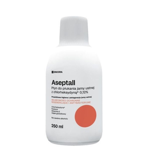 Aseptall Mundspülung 250ml mit Chlorhexidin 0.12%