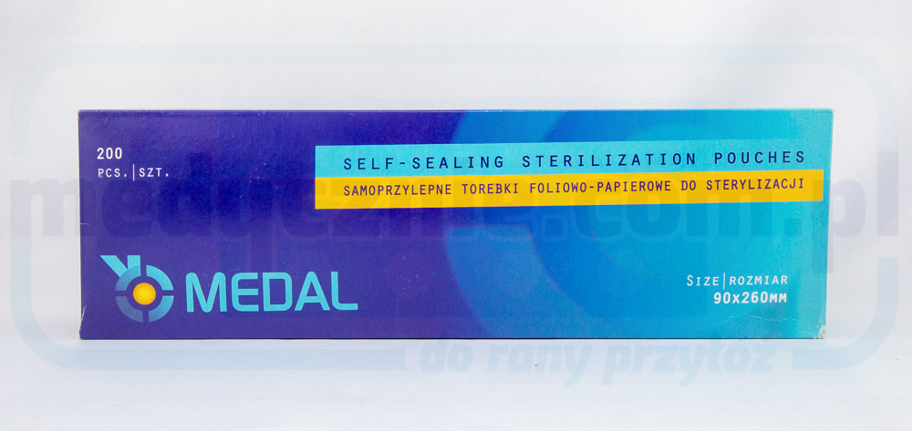 90mm *260mm 200 Stk. Sterilisationsfolienbeutel
