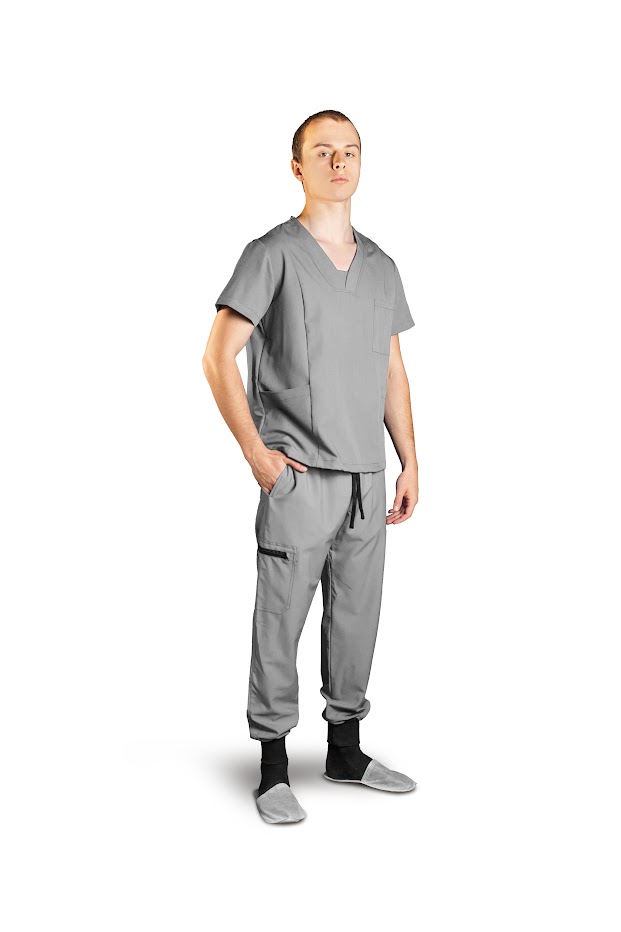 GAIA Herren Medizinisches Set grau 2XL