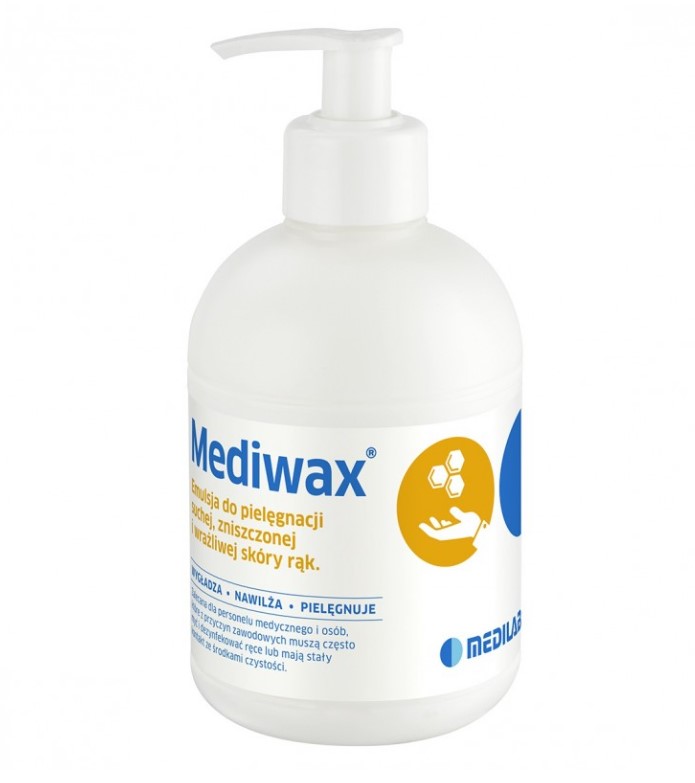 Mediwax 330ml mit Pumpe Emulsion auf Bienenwachsbasis