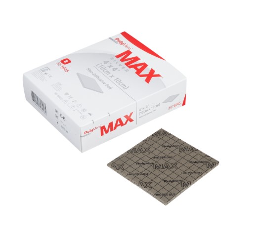 PolyMem MAX Silber 1045 Nicht klebend 10x10cm 1Stk.