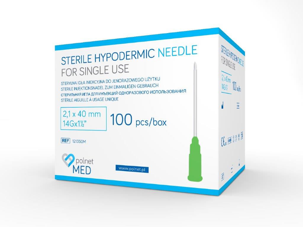 Nadeln j.u. POLnet-MED 2.1 x 40mm 100Stk.